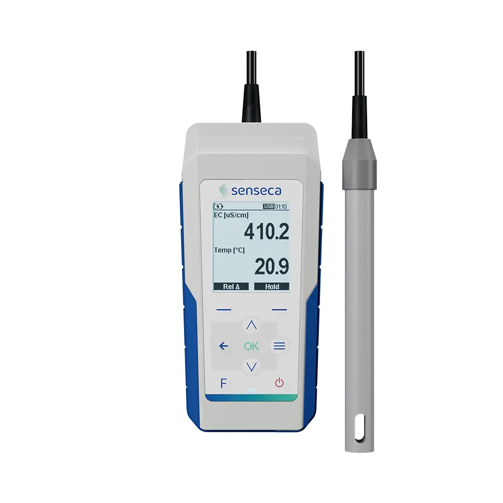 PRO521_525-front-view Picture of Senseca PRO 521-525 conductivity meter front view