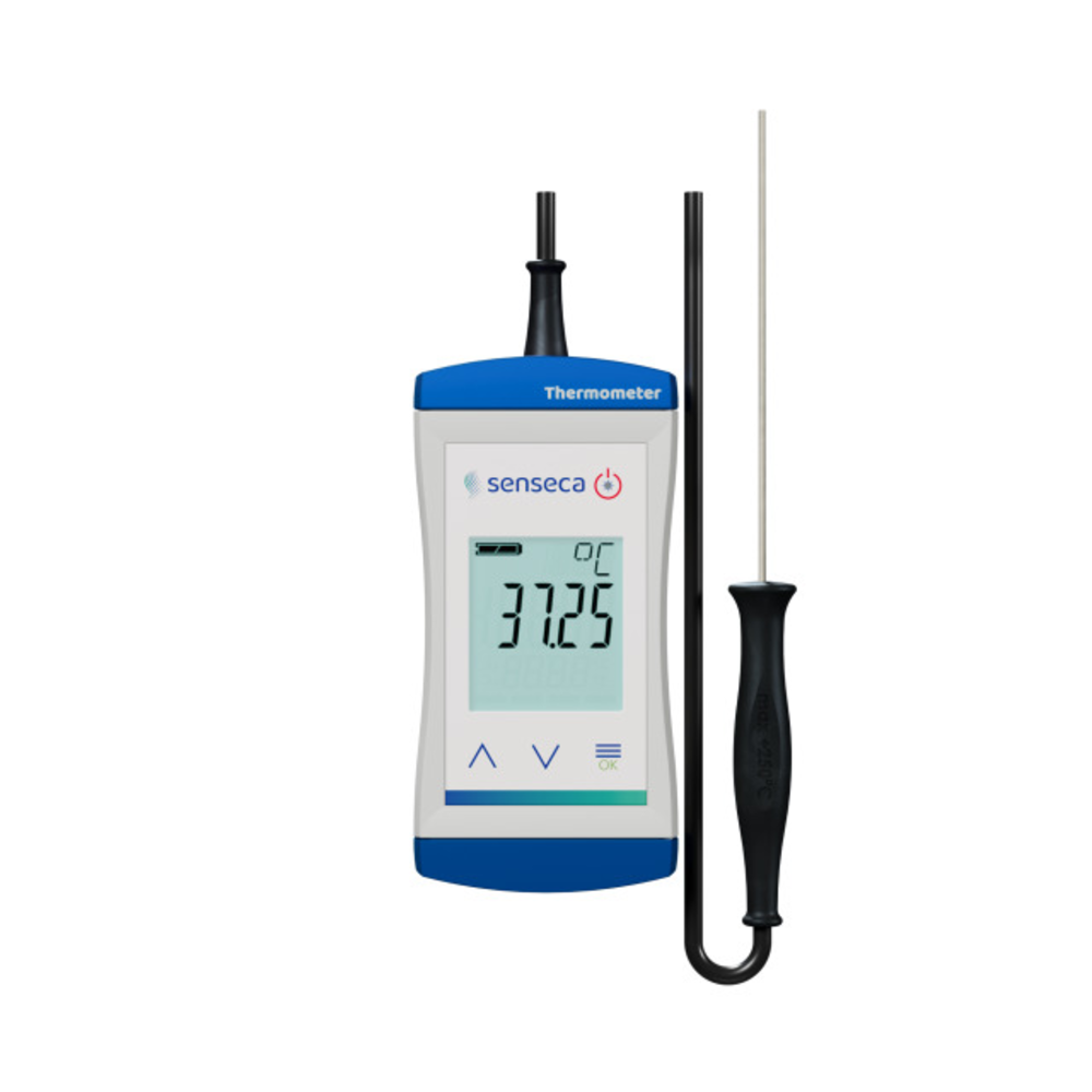Picture of Senseca ECO121-3 waterproof alarm thermometer front view